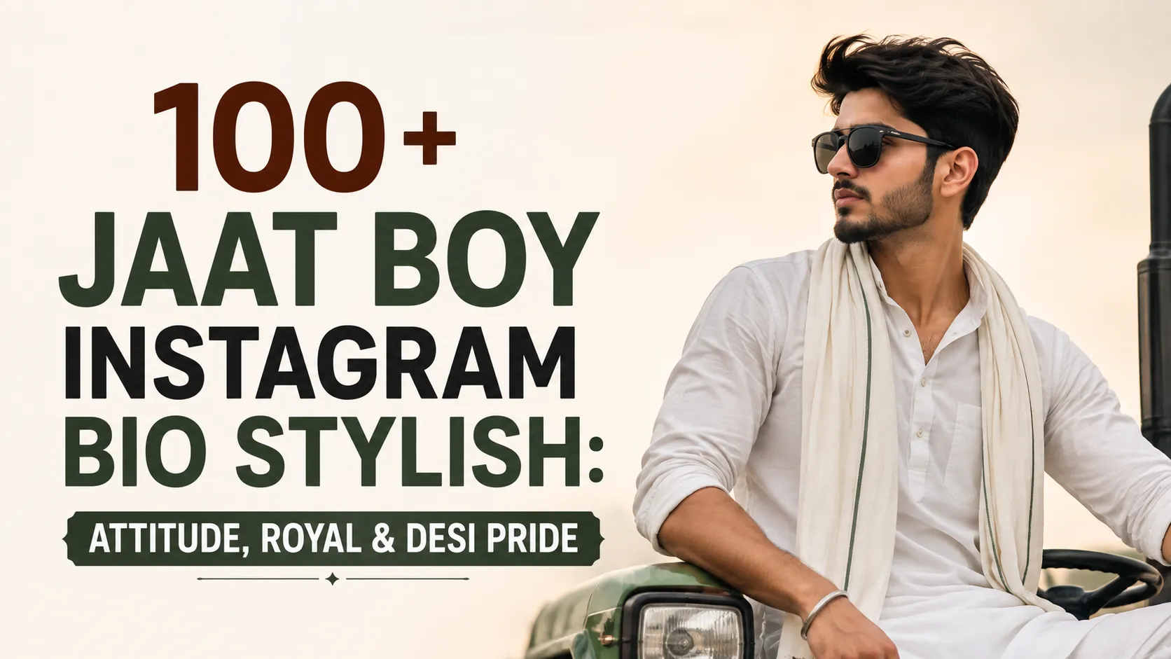 Jaat Boy Instagram Bio Stylish