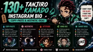 130+ Tanjiro Kamado Instagram Bio: Copy-Paste & Aesthetic Ideas