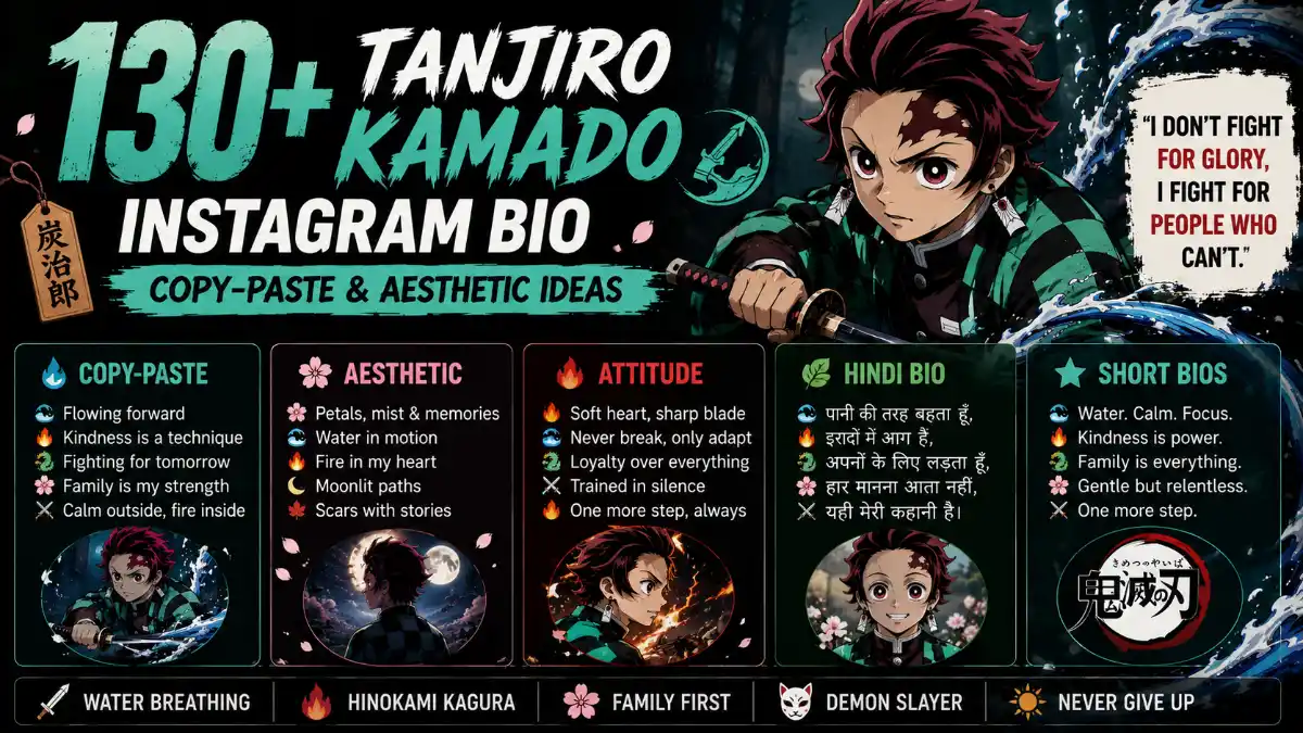 Tanjiro Kamado Instagram Bio